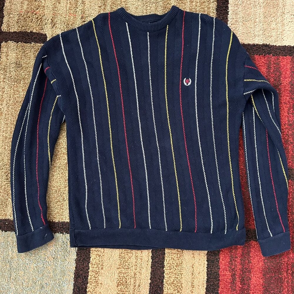 Vintage USA Chaps Ralph Lauren Cable Knit Cotton Sweater Large to 2XL Fit